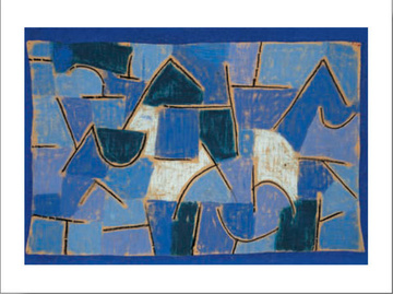 Poze Tablou inramat Klee "Noapte albastra"