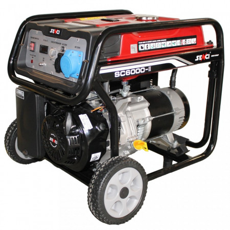 Generator de curent Senci SC-6000, 5500W, 230V - AVR inclus, motor benzina title=Generator de curent Senci SC-6000, 5500W, 230V - AVR inclus, motor benzina