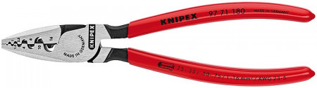 Cleste de sertizare pentru ferule Knipex title=Cleste de sertizare pentru ferule Knipex