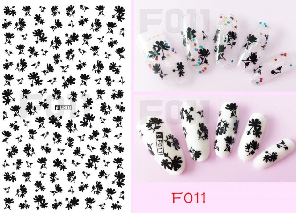Folie Stickere unghii, model F011 Wonderland