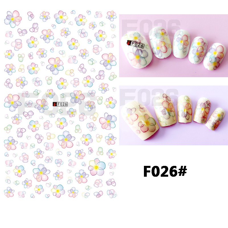 Folie Stickere unghii, model F026